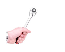 Рукоятка с храповым механизмом на 24 зуба 1/2'', Cr-v INTERTOOL HT-2106-foto3