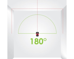 Уровень лазерный 180 град, 2 лазерные головки INTERTOOL MT-3051-foto4