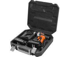 Шуруповерт STORM, 18В, 2 скорости, 1200об/мин, 2 аккумулятора, 1 час зарядки INTERTOOL WT-0318-foto2