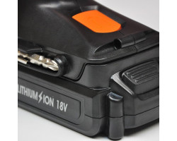 Шуруповерт STORM, 18В, 2 скорости, 1200об/мин, 2 аккумулятора, 1 час зарядки INTERTOOL WT-0318-foto5