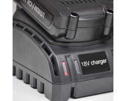 Шуруповерт STORM, 18В, 2 скорости, 1200об/мин, 2 аккумулятора, 1 час зарядки INTERTOOL WT-0318-foto8