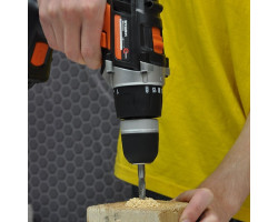 Шуруповерт STORM, 18В, 2 скорости, 1200об/мин, 2 аккумулятора, 1 час зарядки INTERTOOL WT-0318-foto9