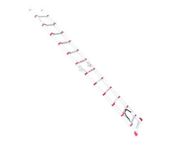 Лестница алюминиевая телескопическая раскладная универсальная 12 ступ., 3,85 м INTERTOOL LT-3039-foto3