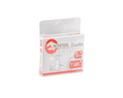 Скоба 8 мм, уп. 1000 шт., ширина 11,3 мм, сечение 0,70 мм INTERTOOL RT-0108-foto3