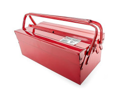 Ящик для инструментов металлический 450 мм, 3 секции INTERTOOL HT-5043-foto3