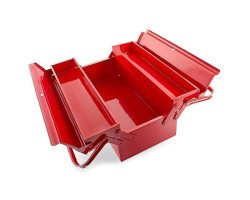 Ящик для инструментов металлический 450 мм, 3 секции INTERTOOL HT-5043-foto4