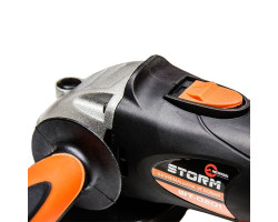 Шлифмашина угловая STORM, 500 Вт, 115 мм, 11000 об/мин, датчик износа щеток INTERTOOL WT-0201-foto2
