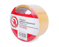 Скотч двухсторонний 50 мм*10 м на полипропиленовой основе INTERTOOL KT-0952-foto3