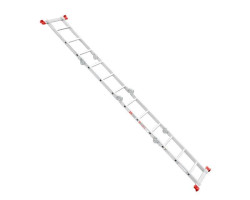 Лестница алюминиевая мультифункциональная трансформер 4x3 ступ., 3,50 м INTERTOOL LT-0030-foto5