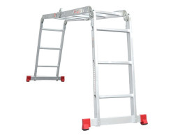 Лестница алюминиевая мультифункциональная трансформер 4x3 ступ., 3,50 м INTERTOOL LT-0030-foto7
