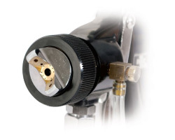 HVLP BLACK PROF Краскораспылитель 1,5 мм, нижний металлический бачок регулируемой подачей давления INTERTOOL PT-0214-foto2