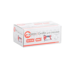 Скоба для степлера РТ-1610 12x12,8 мм (0,9x0,7мм) 5000шт/упак. INTERTOOL PT-8012-foto2
