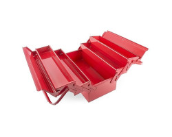 Ящик для инструментов металлический 450 мм, 5 секций INTERTOOL HT-5045-foto4