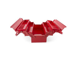 Ящик для инструментов металлический 450 мм, 5 секций INTERTOOL HT-5045-foto5