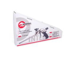Пистолет для пены с тефлоновым покрытием держателя баллона + 4 нас. INTERTOOL PT-0604-foto9