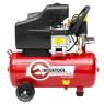 Компрессор 24 л, 2 HP, 1,5 кВт, 220 В, 8 атм, 206 л/мин. INTERTOOL PT-0009