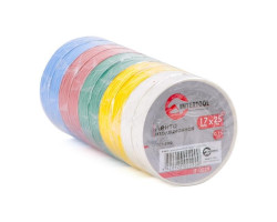 Лента изоляционная 0,15 мм x 17 мм x 25 м цветная INTERTOOL IT-0029-foto2