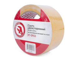 Скотч двухсторонний 50 мм*25 м на полипропиленовой основе INTERTOOL KT-0953-foto2