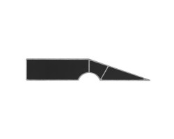 Правило трапециевидное 250см, профиль 1.2 мм, 2 ребра жесткости. INTERTOOL MT-2325-foto3