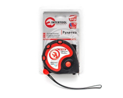 Рулетка с металлическим полотном 8 м х 25,0 мм INTERTOOL MT-0608-foto4