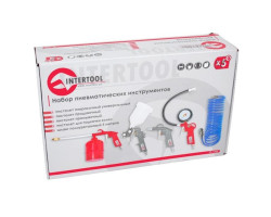 Набор покрасочный пневматический 5 ед. INTERTOOL PT-1502-foto2