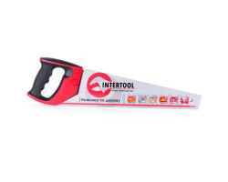 Ножовка по дереву 400 мм с каленым зубом, 3-ая заточка 7 зуб.x1" INTERTOOL HT-3104-foto2