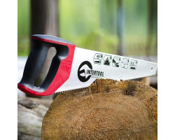 Ножовка по дереву 400 мм с каленым зубом, 3-ая заточка 7 зуб.x1" INTERTOOL HT-3104-foto5