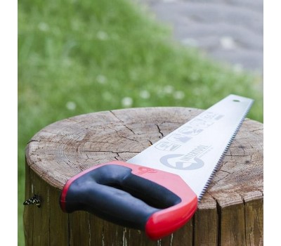 Ножовка по дереву 400 мм с каленым зубом, 3-ая заточка 7 зуб.x1" INTERTOOL HT-3104