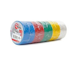 Лента изоляционная 0,15 мм x 17 мм x 10 м цветная (упаковка 10 шт) INTERTOOL IT-0014-foto2