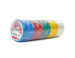 Лента изоляционная 0,15 мм x 17 мм x 10 м цветная (упаковка 10 шт) INTERTOOL IT-0014-foto2