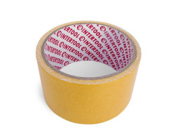 Скотч двухсторонний 50 мм*5 м на тканевой основе INTERTOOL KT-0961-foto4