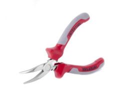 Утконосы изогнутые прецизионные комбинированные с накладками на рукоятках из двух материаллов 115 мм INTERTOOL NT-0103-foto5