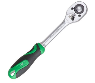 Трещоточная рукоятка 72 зуба 3/8", Cr-V. INTERTOOL HT-2125