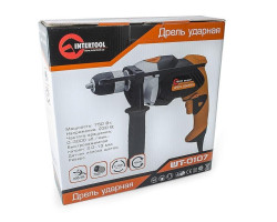 Дрель ударная STORM, 760Вт, 0-3000об/мин, 1.5-13мм, реверс, плавная регулировка. INTERTOOL WT-0107-foto8