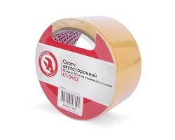 Скотч двухсторонний 50 мм*10 м на тканевой основе INTERTOOL KT-0962-foto2