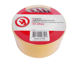 Скотч двухсторонний 50 мм*10 м на тканевой основе INTERTOOL KT-0962-foto3