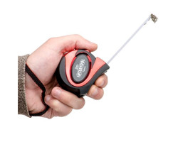 Рулетка 3 м x 16 мм с автоматической блокировкой полотна, на зацепе полотна установлены магниты INTERTOOL MT-0803-foto6