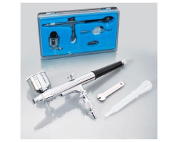 Мини аэрограф с набором аксессуаров INTERTOOL PT-1504-foto2