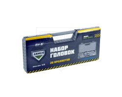 Набор головок и бит 20 ед., квадрат 1/2 CR-V ARMER (ARM-B0004)-foto2