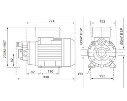 Комплект для перекачки масла REWOLT RE SL70-E-KIT (насос, пистолет, счетчик, шланги)-foto2