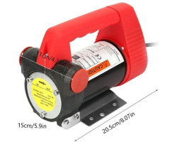Помповый насос REWOLT для перекачки дизеля 24в 50л/мин RE SL001-24V-foto2