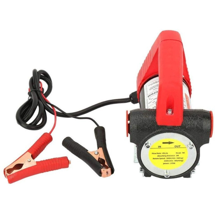 Насос REWOLT для перекачування дизеля 12в 50л/хв RE SL001-12V-foto4