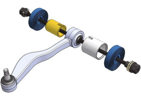 Набор для демонтажа сайлентблоков универсальный, 26 предметов REWOLT (T2035)-foto3