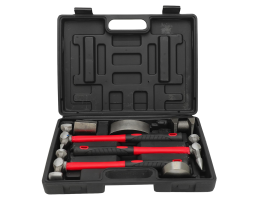 Набор молотков и кувалд для ремонта кузова и вмятин 7 предметов REWOLT T2640