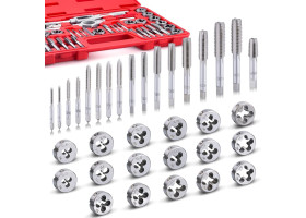 Набор метчиков и плашек метрический 40 пр. REWOLT T1136-foto3