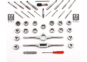 Набор метчиков и плашек метрический 40 пр. REWOLT T1136-foto4